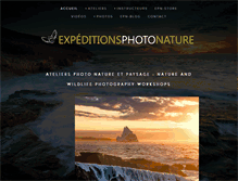 Tablet Screenshot of expeditionsphotonature.com